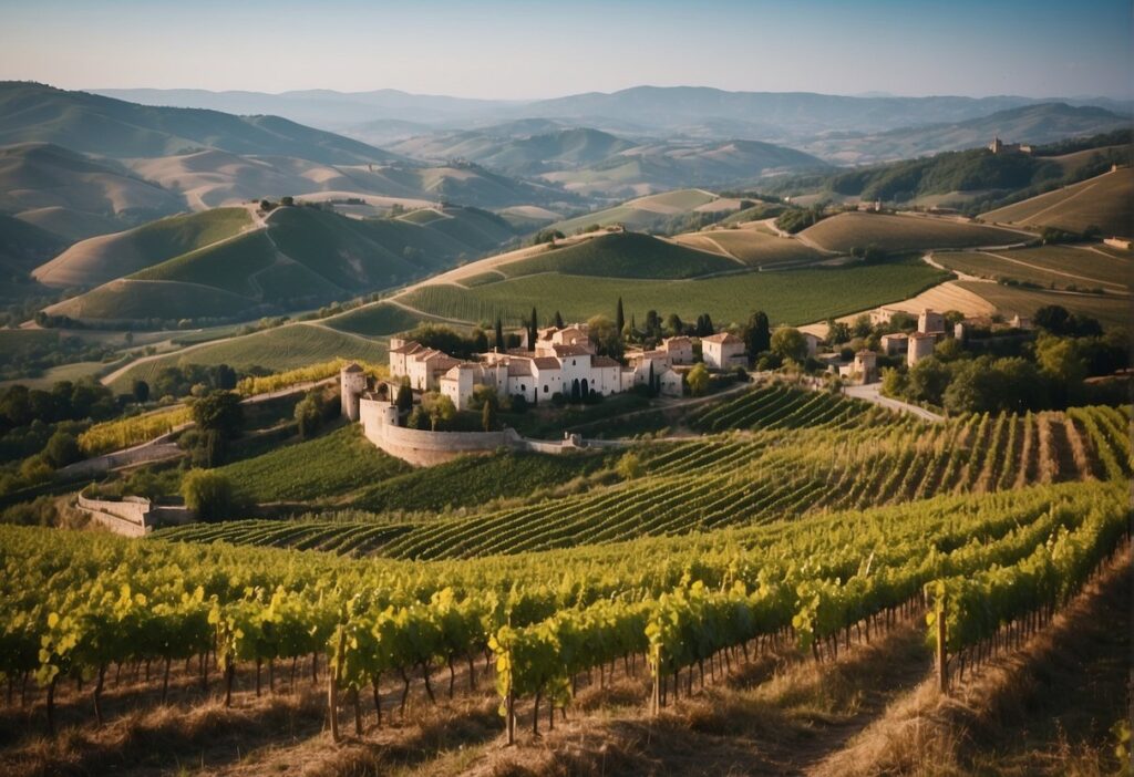 A vineyard in Friuli Wine Region, Italy.