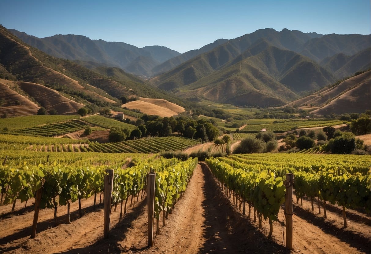 Located in the enchanting Colchagua Valley Wine Region, this stunning vineyard boasts a picturesque setting nestled amidst majestic mountains.