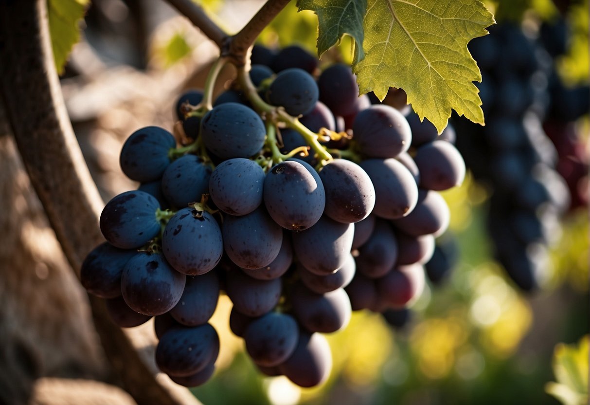 Medieval wine production: Grapes crushed by foot, then pressed. Oak barrels used for fermentation and aging. Improved irrigation and harvesting tools