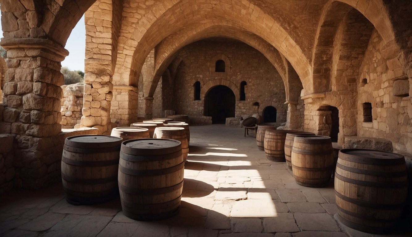 Ancient wine presses and cellars revealed in archaeological sites, showcasing the enduring legacy of wine culture