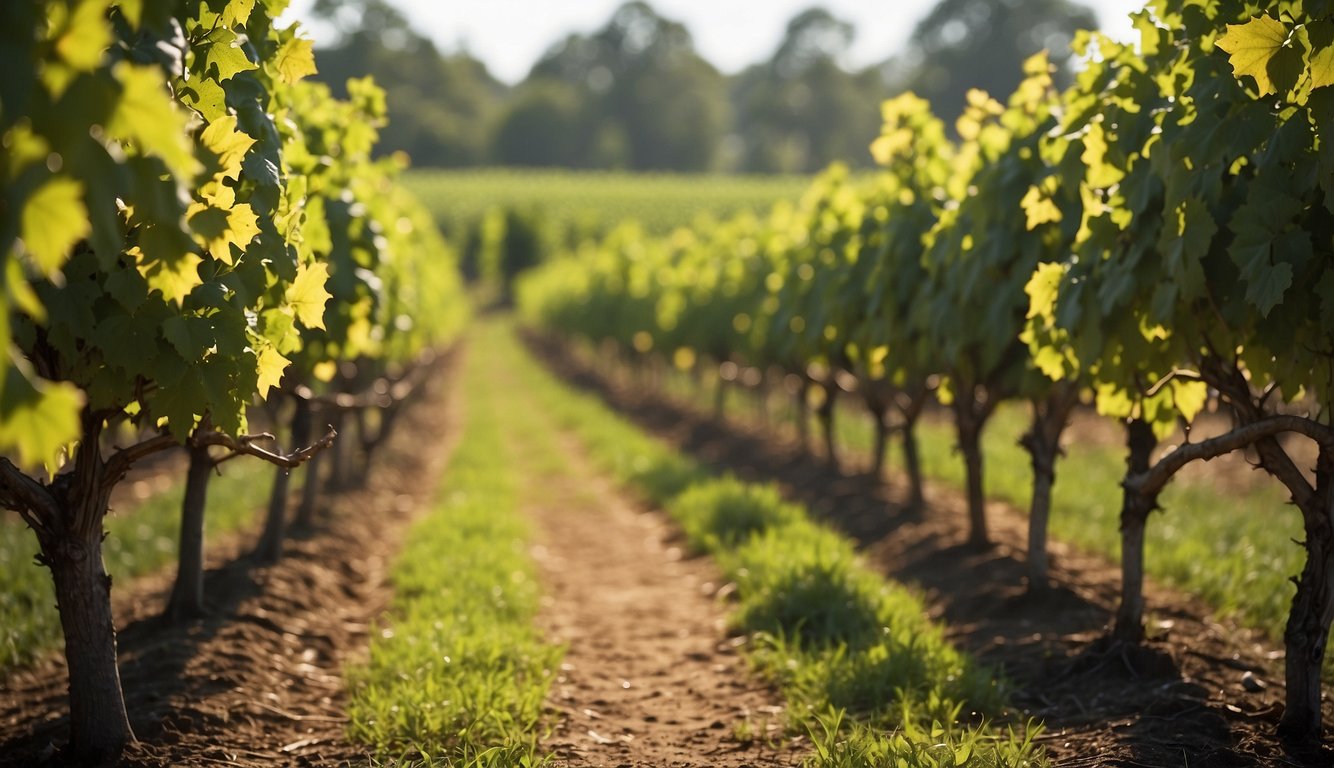 Lush vineyard rows at Feliciana Cellars, Louisiana's top 10