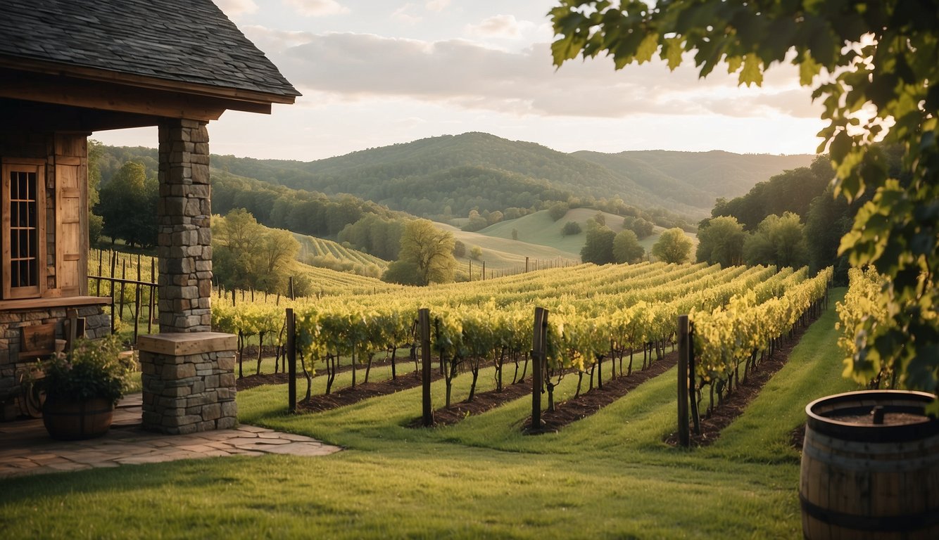 Charlotte Village Winery: Rolling hills, lush vineyards, and a rustic tasting room nestled in the Vermont countryside