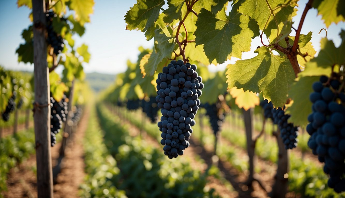 Lush vineyard rows at Dr. Konstantin Frank Winery, New York's top 10